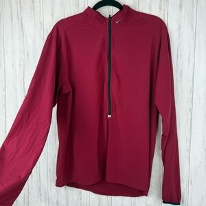 Nike Red Long Sleeve Pullover Large